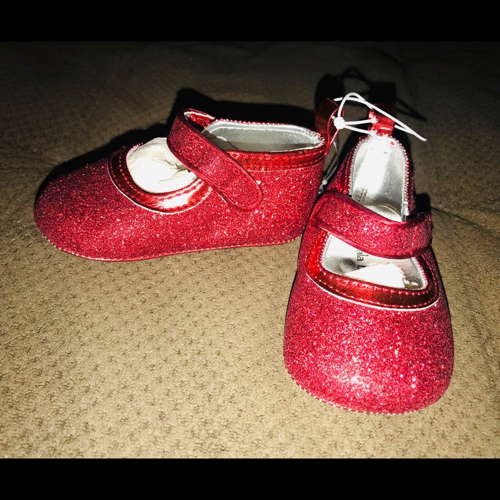 🆕Koala Baby Girl’s Red Slip on Dress Shoes Size 2 - Picture 2 of 8
